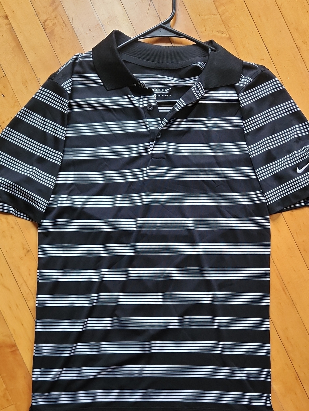 Nike Black Dri-Fit Golf Shirt XS